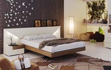 Двуспальная кровать Elena с подсветкой (180x200) в Коврове - предосмотр 1