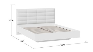 Кровать спальная Агата тип 1 (Белый) во Владимире - предосмотр 2