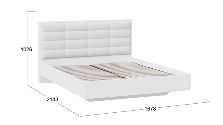Кровать спальная Агата тип 1 (Белый) в Коврове - изображение 2
