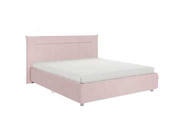 Кровать 2-спальная Альба 1.6, нежно-розовый (велюр) во Владимире