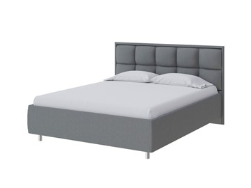 Кровать спальная Chessy 200х200, Рогожка (Savana Grey (серый)) в Коврове
