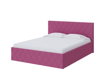 Спальная кровать Fresco 140х200, Рогожка (Savana Berry (фиолетовый)) во Владимире