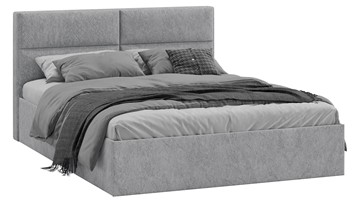Кровать в спальню Глосс Тип 1 (Микровелюр Wellmart Silver) в Коврове