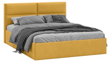 Двуспальная кровать Глосс Тип 1 (Микровелюр Wellmart Yellow) в Коврове