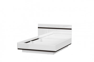 Кровать двуспальная Соло универсальная 1,6х2,0, белый/белый глянец/венге в Коврове