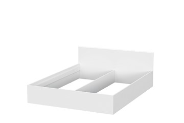 Двуспальная кровать Токио (1,6х2,0), белый текстурный во Владимире