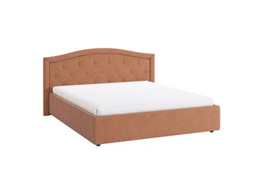 Спальная кровать Верона 2 1.6, персик (велюр) в Коврове