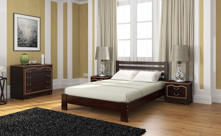 Кровать спальная Вероника (Белый Античный) 160х200 в Коврове - изображение 4