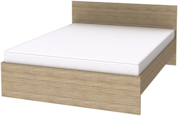 Кровать спальная K16 с основанием, цвет Дуб Сонома в Коврове