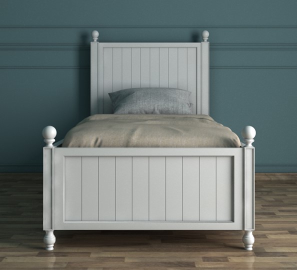 Кровать 1-спальная Palermo, (PL1009), белый в Коврове - изображение 1