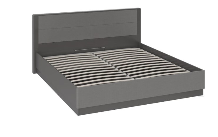 Кровать с механизмом двуспальная Наоми 1600, цвет Фон серый, Джут СМ-208.01.02 в Коврове - изображение 1