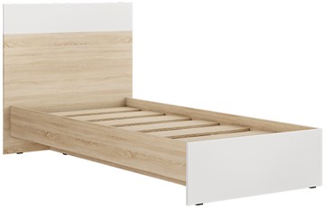 Кровать с основанием Кр-44 Лайт 90х200 Дуб Сонома/Белый в Коврове