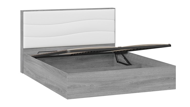 Кровать с механизмом двуспальная Миранда тип 1 (Дуб Гамильтон/Белый глянец) в Коврове - изображение 3