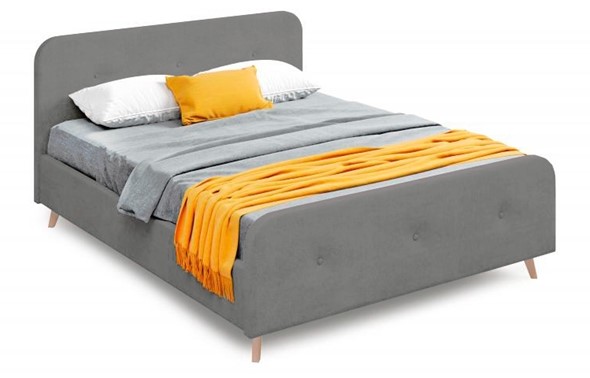 Кровать односпальная Сиерра 1200 (без основания) Торонто серый в Коврове - изображение