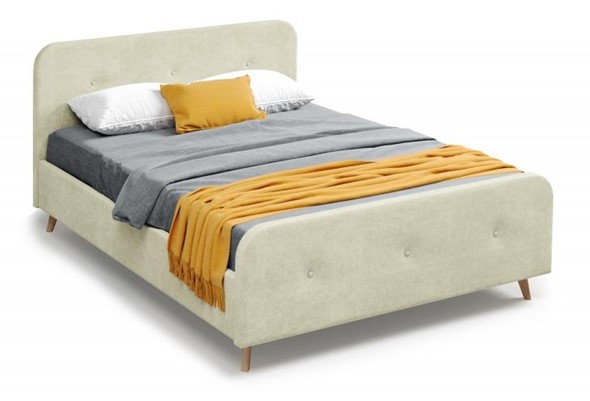 Спальная кровать Сиерра 1200 (без основания) Торонто светло-бежевый в Коврове - изображение