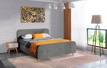 Кровать 1-спальная Сиерра 900 (с основанием) Торонто серый в Коврове - предосмотр 1