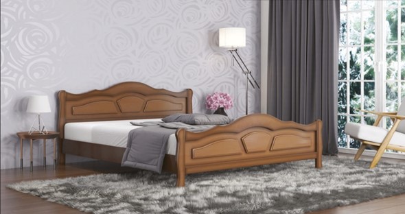Кровать двуспальная Легенда 160*200 с основанием во Владимире - изображение