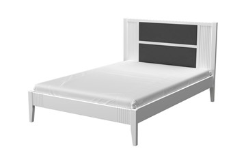 Кровать 1.5-спальная Бетти из массива сосны (Белый Античный) 140х200 в Коврове