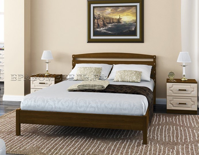 Спальная кровать Камелия-1 (Венге) 140х200 в Коврове - изображение 2