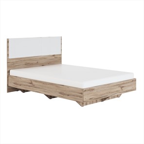 Спальная кровать Николь (мод.1.2) 1,4 белая экокожа, с ортопедическим основанием во Владимире