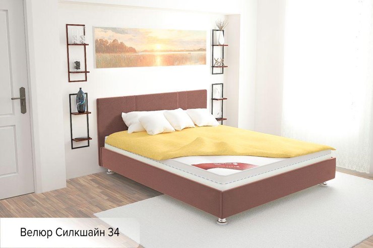 Кровать полуторная Вена 140х200 (с основанием) во Владимире - изображение 1
