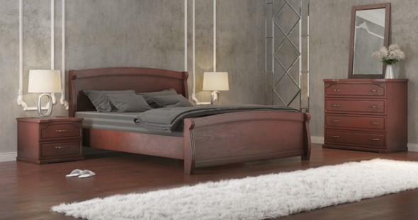 Двуспальная кровать Магнат 160*200 с основанием во Владимире - изображение