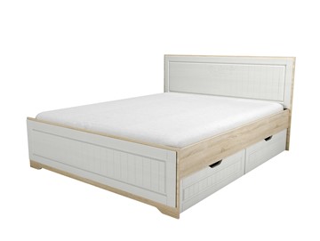 Кровать 2-спальная с ящиками НМ 040.34 Оливия Дуб Сонома в Коврове