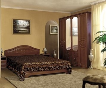 Гарнитур спальный Ивушка-5, цвет Итальянский орех в Коврове