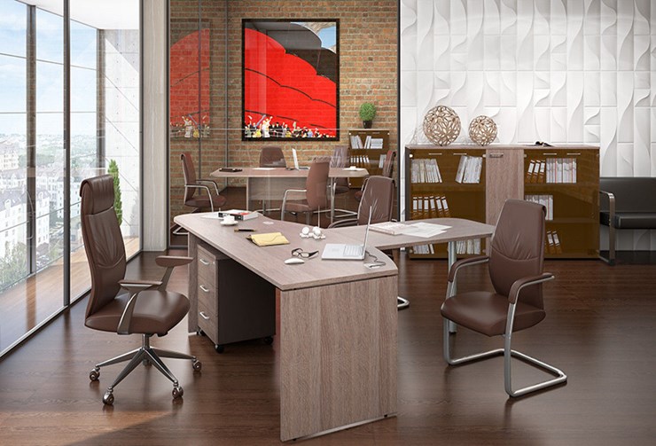 Набор мебели в офис Xten для двух сотрудников с тумбочками во Владимире - изображение 2