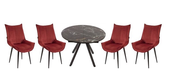 Обеденный набор стол Олимп, 4 стула Осло в Коврове - изображение