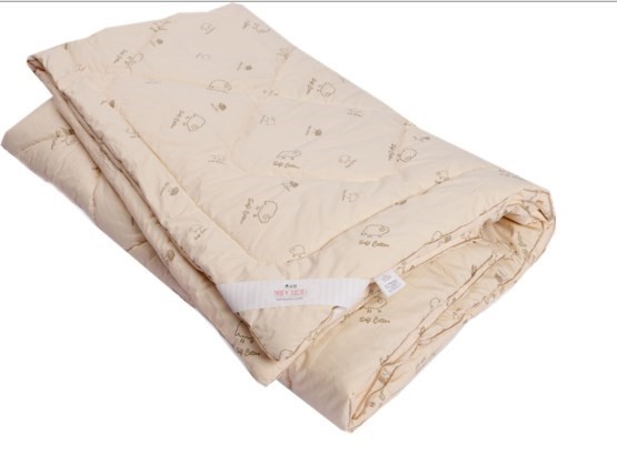 Одеяло Овечья шерсть, теплое, ПВХ, тик в Коврове - изображение