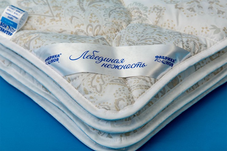 Одеяло всесезонное полутороспальное Лебединая нежность во Владимире - изображение 1