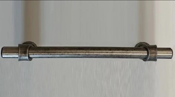 Ручка-скоба (128 мм), античное серебро Прованс в Коврове