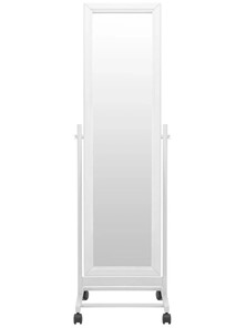 Зеркало напольное в гардероб BeautyStyle 27 (135х42,5см) Белое в Коврове - предосмотр 1