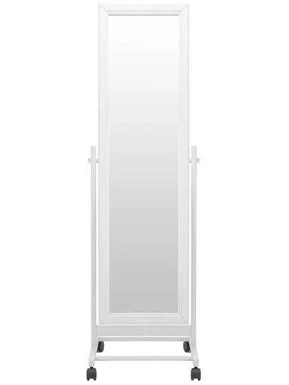 Зеркало напольное в гардероб BeautyStyle 27 (135х42,5см) Белое во Владимире - изображение 1