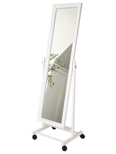 Зеркало напольное в гардероб BeautyStyle 27 (135х42,5см) Белое во Владимире - изображение 6