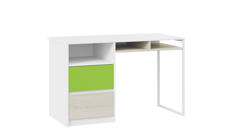 Письменный стол Сканди СМ-386.15.02-20 (Дуб Гарден, Белая, Зеленый) в Коврове - изображение 2