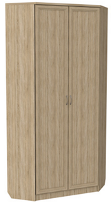 Шкаф 401 угловой со штангой, цвет Дуб Сонома во Владимире