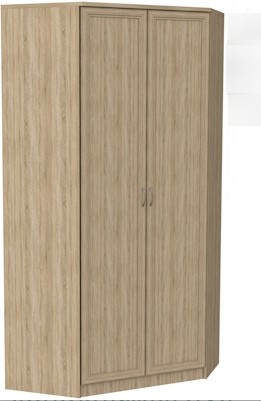 Шкаф 403 несимметричный, цвет Дуб Сонома во Владимире - изображение