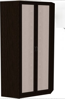 Шкаф распашной 403 несимметричный, цвет Венге во Владимире - изображение