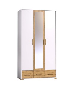 Шкаф для одежды Айрис 444, Белый-Дуб золотистый в Коврове