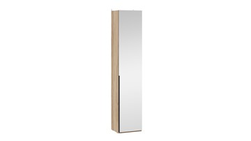 Шкаф для белья с 1 зеркальной дверью Порто (366) СМ-393.07.212 (Яблоня Беллуно/Графит) в Коврове