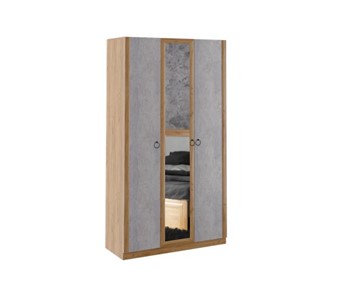 Распашной шкаф Глэдис М23 (Дуб золотой/Цемент светлый) в Коврове