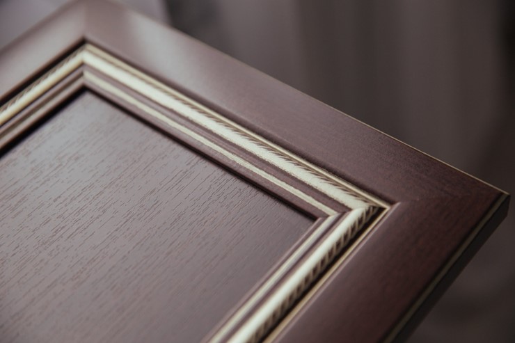 Угловой шкаф-стеллаж Беатрис М14 правый (Орех Гепланкт) в Коврове - изображение 1