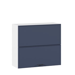 Кухонный горизонтальный шкаф 800 Индиго ЛД 298.980.000.126, Белый/Тёмно-синий в Коврове