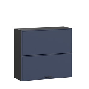 Кухонный горизонтальный шкаф 800 Индиго ЛД 298.980.000.168, Чёрный/Тёмно-синий в Коврове