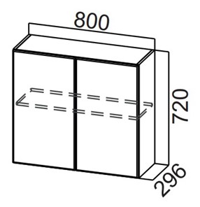 Кухонный шкаф Стайл, Ш800/720, МДФ в Коврове