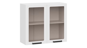 Кухонный шкаф Детройт исп. 2 1В8С (Белый/Белый глянец) в Коврове