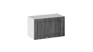 Навесной кухонный шкаф Прованс (Белый глянец/Санторини темный) В_36-60_1ДО в Коврове