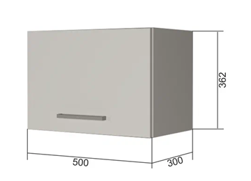 Шкаф кухонный В350, Белое гладкое Ламарти/Антрацит в Коврове
